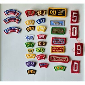 Lot of Approx. 40 Vintage Boy Scout of America‎ Badges & Patches